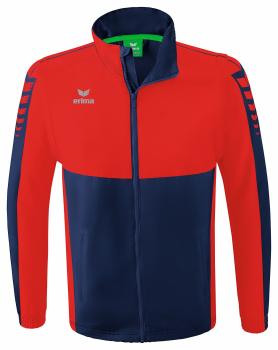SIX WINGS Jacke mit abnehmbaren Ärmeln - new navy/rot