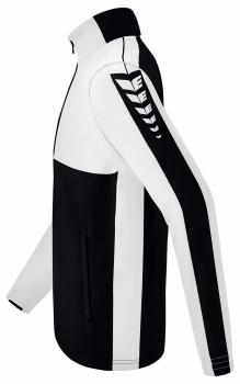 SIX WINGS Jacke mit abnehmbaren Ärmeln - schwarz/weiß