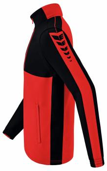 SIX WINGS Jacke mit abnehmbaren Ärmeln - rot/schwarz
