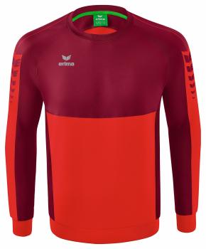 SIX WINGS Sweatshirt - rot/bordeaux