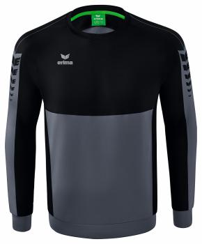 SIX WINGS Sweatshirt - slate grey/schwarz