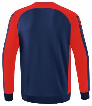 SIX WINGS Sweatshirt - new navy/rot