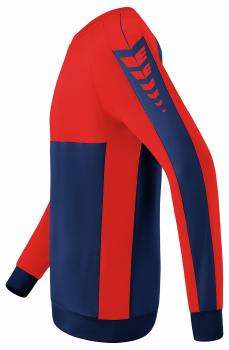 SIX WINGS Sweatshirt - new navy/rot