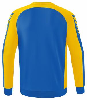 SIX WINGS Sweatshirt - new royal/gelb
