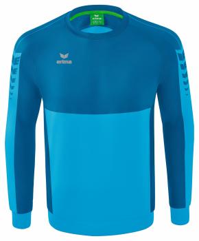 SIX WINGS Sweatshirt - curacao/mykonos