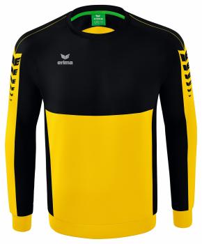 SIX WINGS Sweatshirt - gelb/schwarz