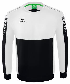 SIX WINGS Sweatshirt - schwarz/weiß