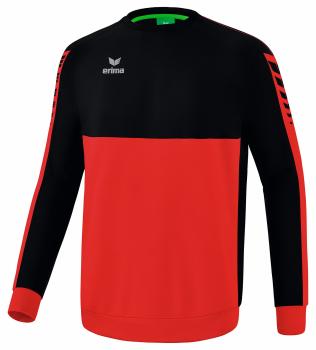 SIX WINGS Sweatshirt Kinder - rot/schwarz