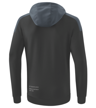 CHANGE by erima Kapuzensweat - black gey/slate grey/weiß