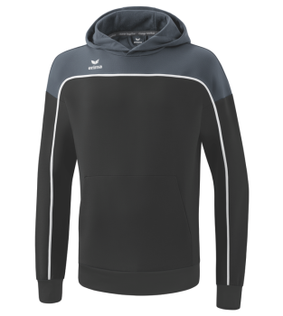 CHANGE by erima Kapuzensweat - black gey/slate grey/weiß