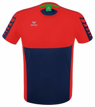 SIX WINGS T-Shirt Kinder - new navy/rot