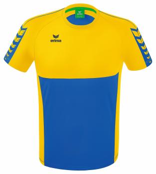 SIX WINGS T-Shirt Kinder - new royal/gelb