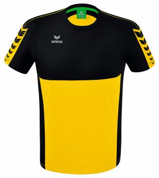 SIX WINGS T-Shirt Kinder - gelb/schwarz