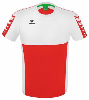 SIX WINGS T-Shirt Kinder - rot/weiß