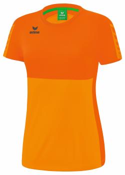 SIX WINGS T-Shirt Damen - new orange/orange