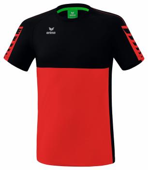 SIX WINGS T-Shirt Kinder - rot/schwarz