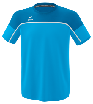 CHANGE by erima T-Shirt - curacao/mykonos/weiß
