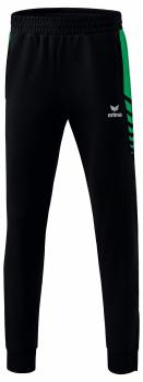 SIX WINGS Worker Hose - schwarz/smaragd