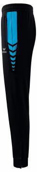 SIX WINGS Worker Hose - schwarz/curacao