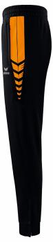 SIX WINGS Worker Hose - schwarz/new orange