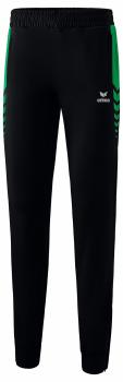 SIX WINGS Worker Hose Damen - schwarz/smaragd