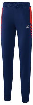 SIX WINGS Worker Hose Damen - new navy/rot