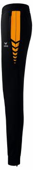 SIX WINGS Worker Hose Damen - schwarz/new orange