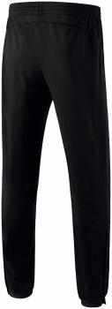 Polyester Trainingshose mit Bündchen - schwarz