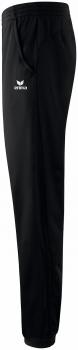 Polyester Trainingshose mit Bündchen - schwarz