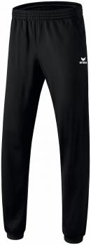 Polyester Trainingshose mit Bündchen - schwarz