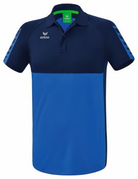 SIX WINGS Poloshirt - new royal/new navy