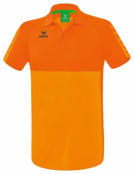 SIX WINGS Poloshirt - new orange/orange