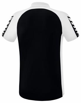 SIX WINGS Poloshirt - schwarz/weiß