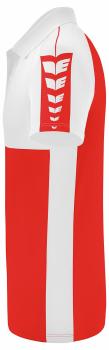 SIX WINGS Poloshirt - rot/weiß
