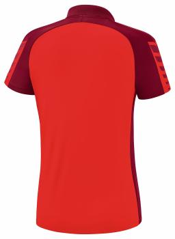 SIX WINGS Poloshirt Damen - rot/bordeaux
