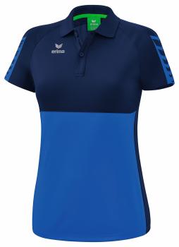 SIX WINGS Poloshirt Damen - new royal/new navy