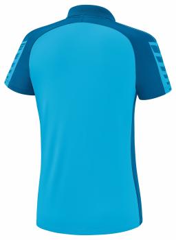 SIX WINGS Poloshirt Damen - curacao/mykonos