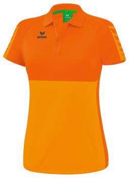 SIX WINGS Poloshirt Damen - new orange/orange