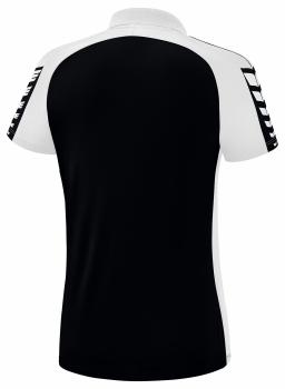 SIX WINGS Poloshirt Damen - schwarz/weiß