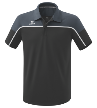 CHANGE by erima Poloshirt - black grey/slate grey/weiß
