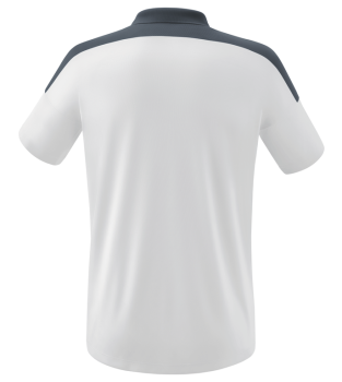 CHANGE by erima Poloshirt - weiß/slate grey/schwarz