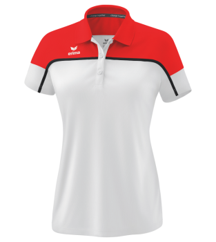 CHANGE by erima Poloshirt - weiß/rot/schwarz