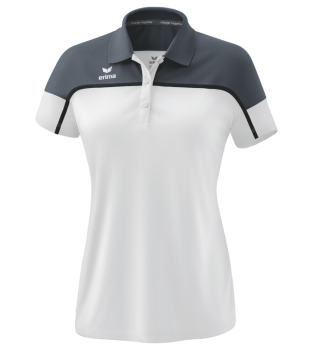 CHANGE by erima Poloshirt - weiß/slate grey/schwarz