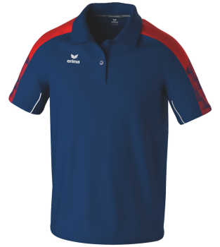EVO STAR Poloshirt - new navy/rot