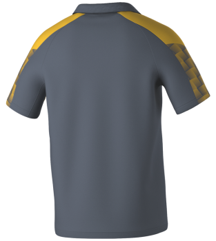 EVO STAR Poloshirt - slate grey/gelb