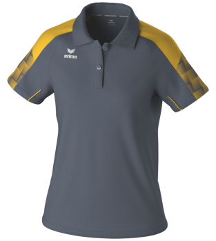 EVO STAR Poloshirt - slate grey/gelb