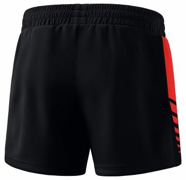 SIX WINGS Worker Shorts Damen - schwarz/rot