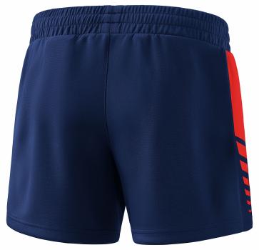 SIX WINGS Worker Shorts Damen - new navy/rot