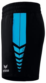 SIX WINGS Worker Shorts Damen - schwarz/curacao
