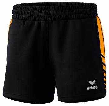 SIX WINGS Worker Shorts Damen - schwarz/new orange